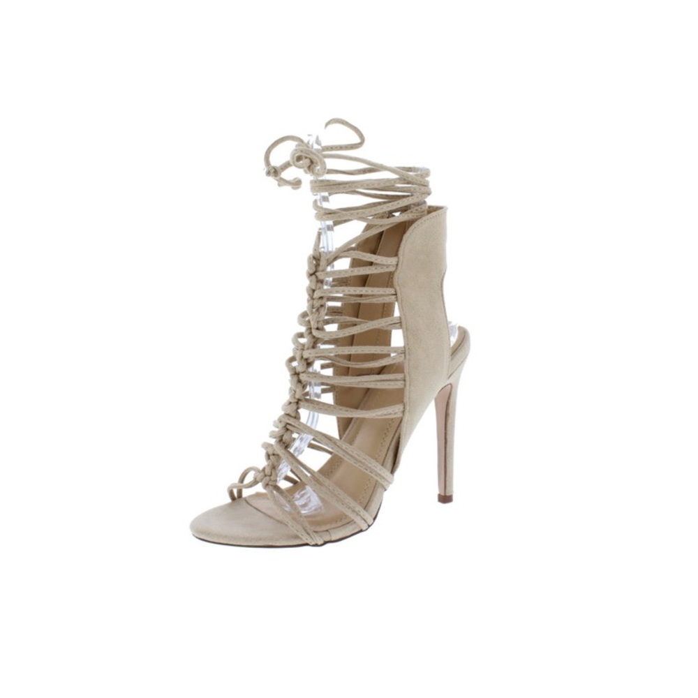 Sade Suede Streetwear Nude Heel